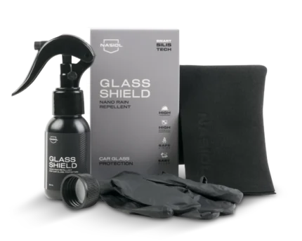 Nasiol GLassShield – protecție hidrofugă pentru parbriz și oglinzi 50ml